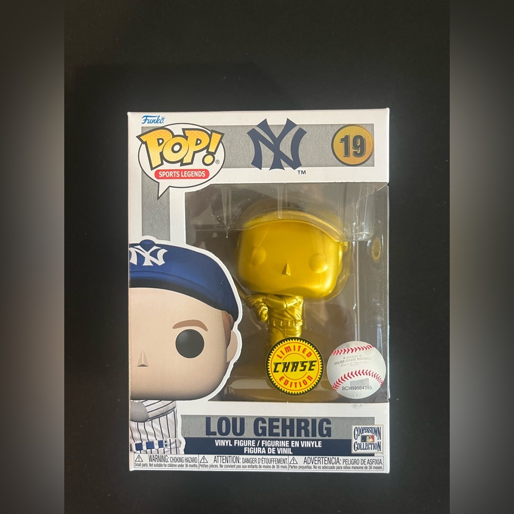 Funko POP! MLB Yankees Lou Gehrig #19 - Gold Chase